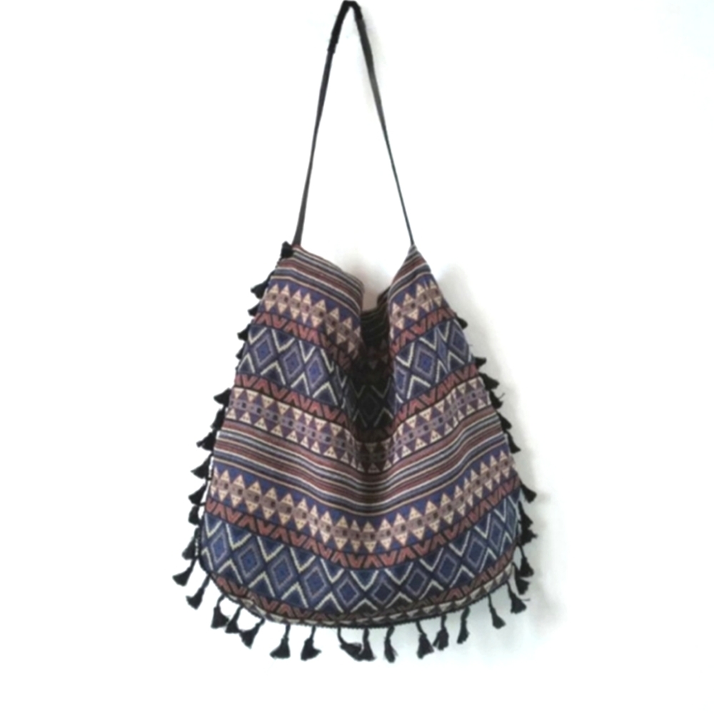 Harriet Boho Bag - Cool Tones